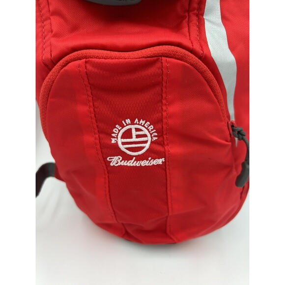 Camelbak Mule Red Hydration Backpack Bladder Budweiser Promo Rare Pouch - Picture 2 of 6